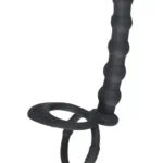 Black Velvets - Penis og Pung-ring med dobbelpenetrering