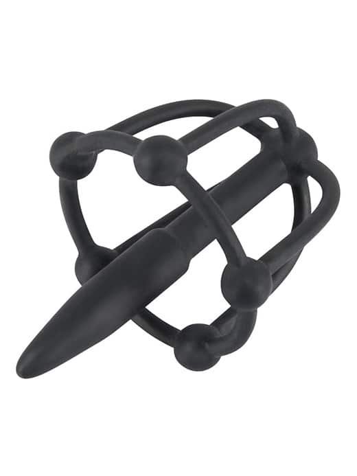 05350520000-penisplug-penis-plugg-plug-dilator_3 Penisplug - Dilator med glansbur - Silikon - Bilde 1