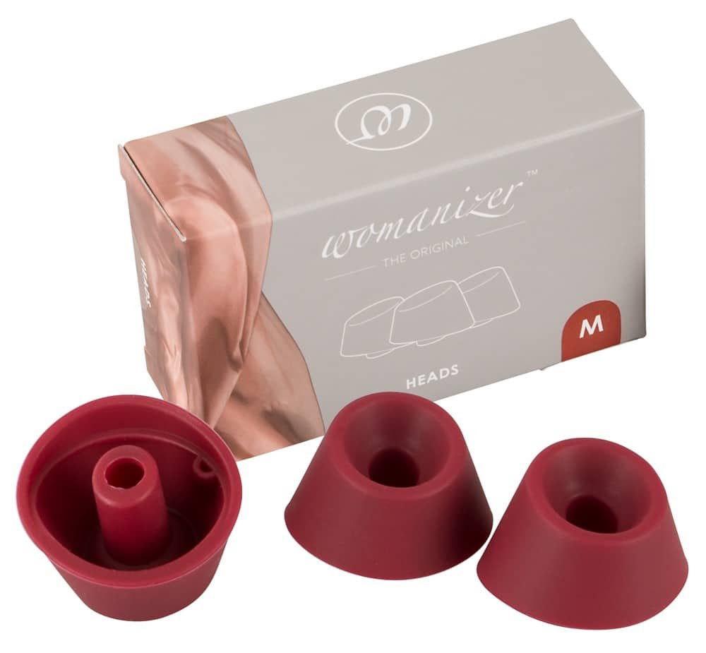 Womanizer Reservehetter til Duo - Burgunder - 3stk - Medium Womanizer Reservehetter til Duo - Burgunder - 3stk - Medium