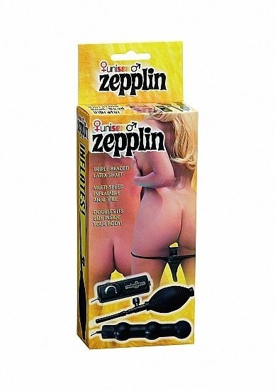 Zepplin Unisex analvibrator med pumpe