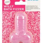 Willy Bath Fizzer - Penisformet Badebombe med Jordbærduft 