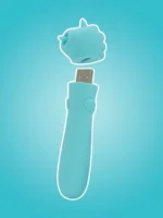 Unihorn - USB vibrator enhjørning - Blå - Bilde 5