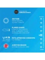 EXS - Air Thin - Tynn kondom - 1 stk - Bilde 2