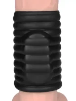 LoveToy -Wave Knights Ring -  Vibrerende Penis sleeve - Sort - Bilde 2