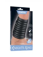 LoveToy -Wave Knights Ring -  Vibrerende Penis sleeve - Sort - Bilde 6