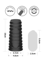 LoveToy -Wave Knights Ring -  Vibrerende Penis sleeve - Sort - Bilde 8