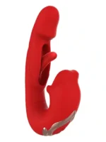 Intoyou - Mouty - Biting & Flipping - Rabbitvibrator med app - Rød - Bilde 3