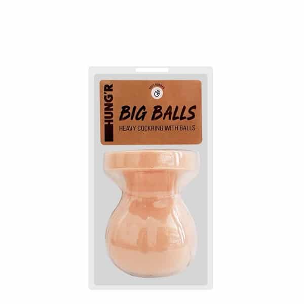 HUNG'R - Big Balls - Penisring med Ballestrekker