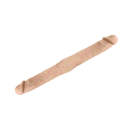 Woomy - Knock-Knock - dobbeldildo - lys hudfarge