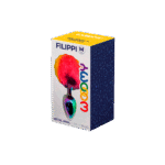 Woomy - Filippi M - Regnbue kaninhale buttplug i metall