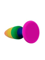 Wooomy - Hiperloo - Regnbue Buttplugg - Small - Bilde 4