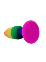 Wooomy - Hiperloo - Regnbue Buttplugg - Medium - Bilde 3