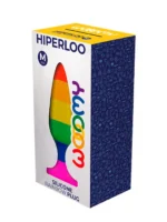 Wooomy - Hiperloo - Regnbue Buttplugg - Medium - Bilde 4