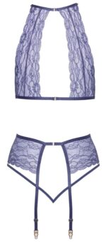 Kissable - Undertøysett med overdel og hofteholder - Lavendel