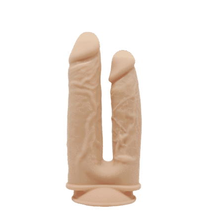 Silexd - Double Penetration  - Model 1 - 7"- 8'' - Lys hudfarge