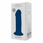 Hitsens 1 - Dual Density - Silexpan Dildo - Mørk Blå