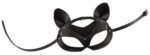 Bad Kitty - Cat Mask i fauxlær - Sort