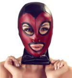 Bad Kitty - Sort og rød maske med røffe detaljer