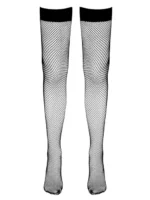 Cottelli Legwear - Nettingstrømper Hold-up - Sort - Bilde 3