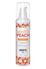 EXSENS - Organic Varmende massasjeolje - White Peach - Hvit Fersken