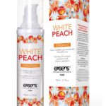 EXSENS - Organic Varmende massasjeolje - White Peach - Hvit Fersken