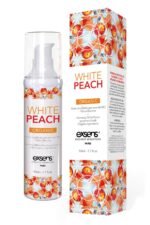 EXSENS - Organic Varmende massasjeolje - White Peach - Hvit Fersken