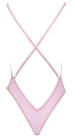 Kissable - Body med Broderinger - Rosa