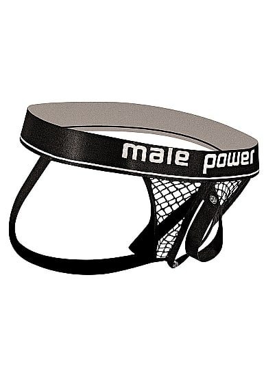 MALE POWER - Cock pit - Jock  - Sort netting