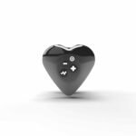 Mystim - Hearts Desire - Lay-On Vibrator med E-Stimulering - Sort