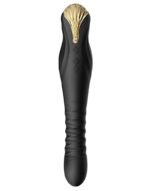 ZALO - King Black - Thrusting vibrator - sort