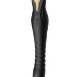 ZALO - King Black - Thrusting vibrator - sort