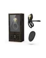 ZALO - Bayek - Penisring med Vibrasjoner - Fjernkontroll og APP - Sort