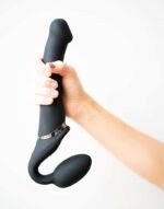 Strap-on-Me - Stroppeløs Strap On med Vibrering - X-Large - Sort