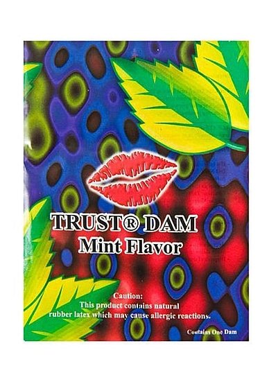 Lixx Dental Dams - Trust Dam - slikkelapp Mynte