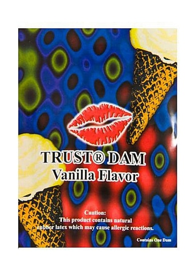 Lixx Dental Dams - Trust Dam - slikkelapp Vanilje
