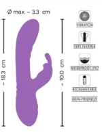Sweet Smile - Fleksibel Rabbitvibrator - Lilla - Bilde 3
