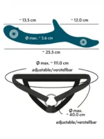 You2Toys - Your Strap-on Collection - Vibrerende - Blå - Bilde 11