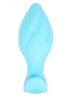 Cuties - Mini buttplugg med vibrasjon - Blå - Bilde 8