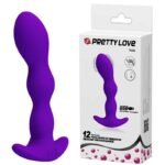 Pretty love Yale - Vibrerende analplug lilla 