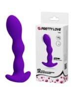 Pretty love Yale - Vibrerende analplug lilla