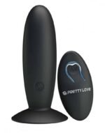 Crazy Bull - Buttplug med Fjernkontroll - Sort