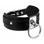 Kinky Diva - Collar med O-ring - Sort