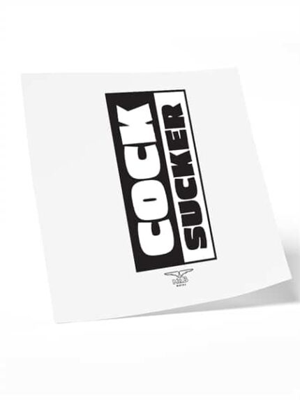 Mister B - Midlertidig Tatovering - Cocksucker