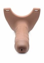 Size matters - Hul silikon strap-on dildo - Lyshudfarge