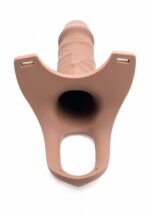 Size matters - Hul silikon strap-on dildo - Lyshudfarge