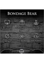 XR BRANDS - BDSM Teddy Keychain - Nøkkelring Bamse med gag