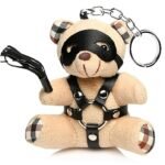 XR BRANDS - BDSM Teddy Keychain - Nøkkelring Bamse med maske og pisk 