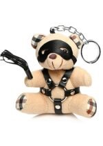 XR BRANDS - BDSM Teddy Keychain - Nøkkelring Bamse med maske og pisk
