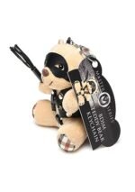 XR BRANDS - BDSM Teddy Keychain - Nøkkelring Bamse med maske og pisk