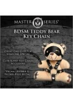 XR BRANDS - BDSM Teddy Keychain - Nøkkelring Bamse med maske og pisk